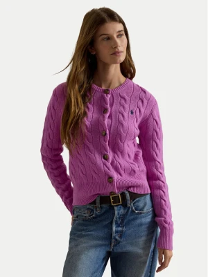 Polo Ralph Lauren Kardigan 211972104510 Różowy Slim Fit