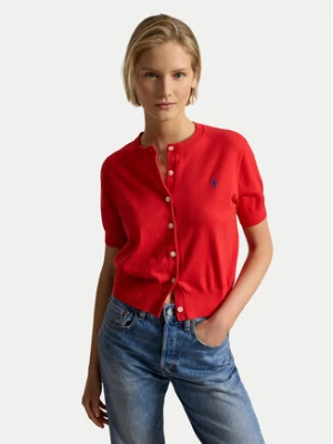 Polo Ralph Lauren Kardigan 211A12718002 Czerwony Regular Fit