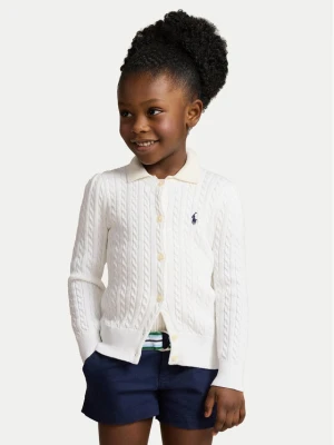 Polo Ralph Lauren Kardigan 312543047064 Biały Regular Fit