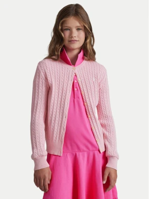 Polo Ralph Lauren Kardigan 313543047010 Różowy jasny Regular Fit