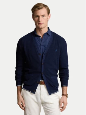 Polo Ralph Lauren Kardigan 710941095001 Granatowy Regular Fit