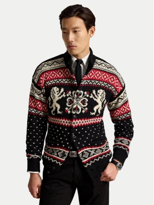 Polo Ralph Lauren Kardigan 710B28784001 Czarny Regular Fit