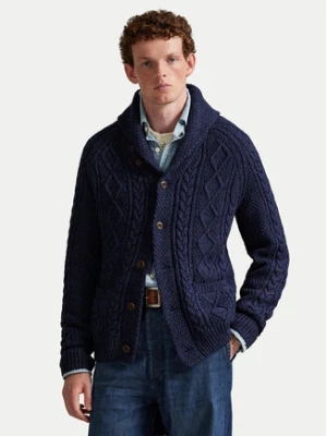 Polo Ralph Lauren Kardigan 710P02704001 Granatowy Regular Fit