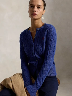 Polo Ralph Lauren kardigan damski bawełniany granatowy