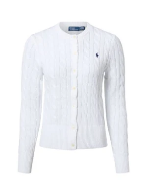 Polo Ralph Lauren Kardigan damski Kobiety Bawełna biały jednolity,