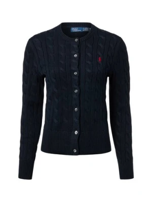 Polo Ralph Lauren Kardigan damski Kobiety Bawełna niebieski jednolity,