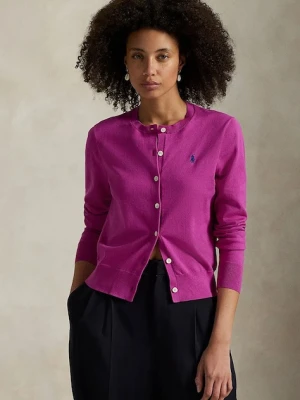 Polo Ralph Lauren kardigan damski kolor różowy lekki 211971871
