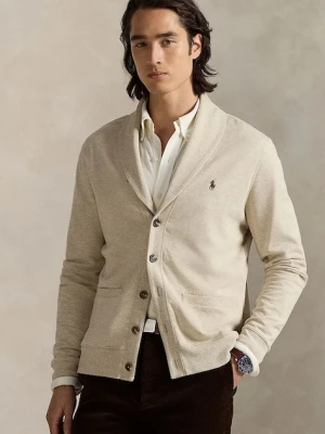 Polo Ralph Lauren kardigan męski kolor beżowy 710877008