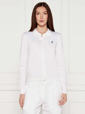POLO RALPH LAUREN Kardigan | Regular Fit biały