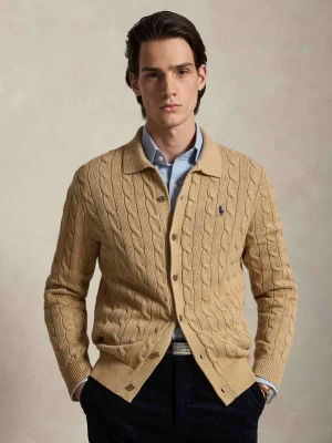 POLO RALPH LAUREN Kardigan | Regular Fit beżowy