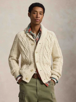 POLO RALPH LAUREN Kardigan | Regular Fit ecru