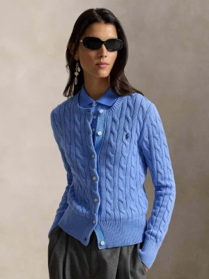 POLO RALPH LAUREN Kardigan | Slim Fit niebieski