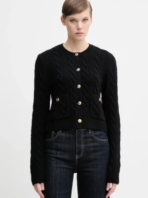Polo Ralph Lauren kardigan wełniany damski kolor czarny 211978312