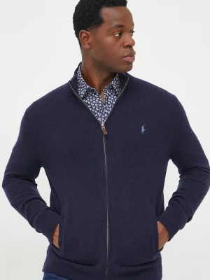 Polo Ralph Lauren kardigan wełniany granatowy
