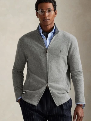Polo Ralph Lauren kardigan wełniany męski kolor szary 710974149