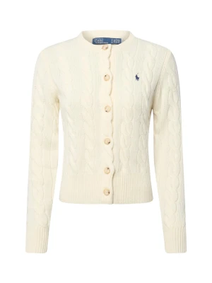 Polo Ralph Lauren Kardigan z zawartością kaszmiru Kobiety Kaszmir biały