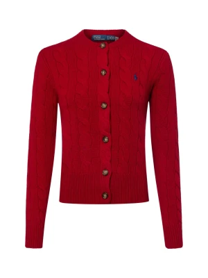 Polo Ralph Lauren Kardigan z zawartością kaszmiru Kobiety Kaszmir czerwony