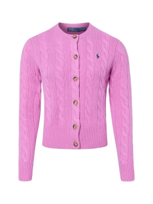 Polo Ralph Lauren Kardigan z zawartością kaszmiru Kobiety Kaszmir wyrazisty róż