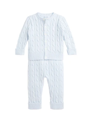 Polo Ralph Lauren Komplet dziecięcy 320966889002 Błękitny Regular Fit Niebieski jasny