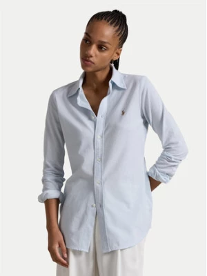 Polo Ralph Lauren Koszula 211924258011 Błękitny Slim Fit
