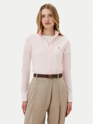 Polo Ralph Lauren Koszula 211924258018 Różowy Slim Fit