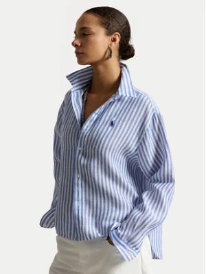 Polo Ralph Lauren Koszula 211935130503 Niebieski jasny Relaxed Fit