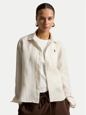 Polo Ralph Lauren Koszula 211935130504 Beżowy jasny Relaxed Fit