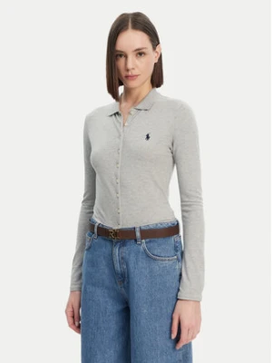Polo Ralph Lauren Koszula 211941176001 Szary Slim Fit