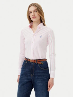 Polo Ralph Lauren Koszula 211965102001 Różowy Slim Fit