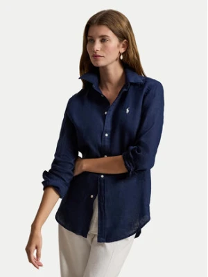 Polo Ralph Lauren Koszula 211970730519 Granatowy Classic Fit