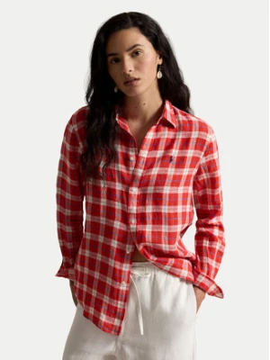 Polo Ralph Lauren Koszula 211970733500 Czerwony Classic Fit