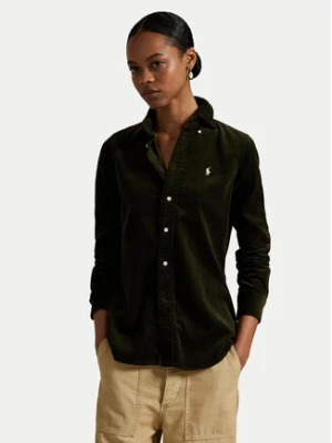 Polo Ralph Lauren Koszula 211971526001 Zielony Slim Fit