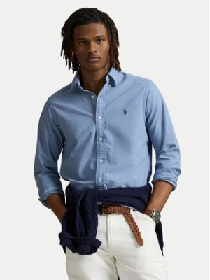Polo Ralph Lauren Koszula 710804257059 Błękitny Slim Fit