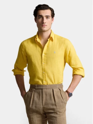 Polo Ralph Lauren Koszula 710829443030 Żółty Slim Fit