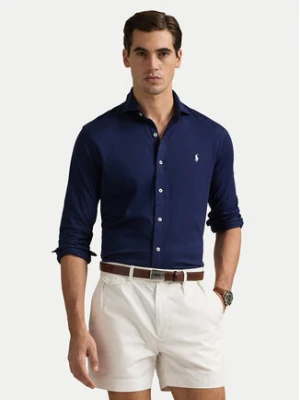 Polo Ralph Lauren Koszula 710899386003 Granatowy Slim Fit