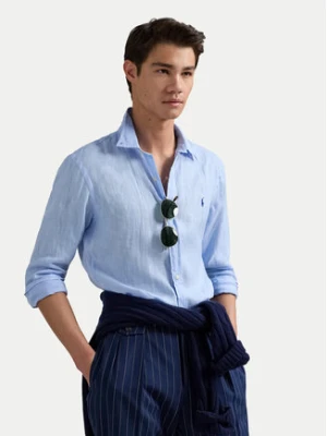 Polo Ralph Lauren Koszula 710968915008 Błękitny Slim Fit