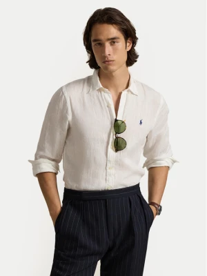 Polo Ralph Lauren Koszula 710968915014 Biały Slim Fit