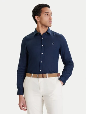 Polo Ralph Lauren Koszula 710968915506 Granatowy Slim Fit