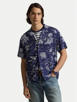 Polo Ralph Lauren Koszula 710B14282001 Granatowy Classic Fit