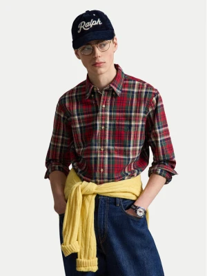 Polo Ralph Lauren Koszula 710B30242001 Czerwony ciemny Custom Fit