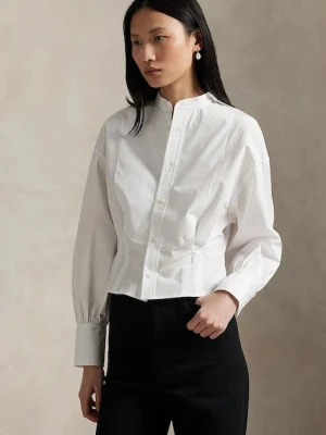 Polo Ralph Lauren koszula bawełniana damska kolor biały relaxed 211971507