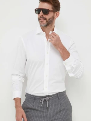 Polo Ralph Lauren koszula bawełniana męska kolor biały regular z kołnierzykiem klasycznym