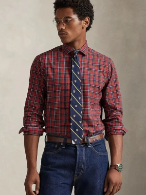 Polo Ralph Lauren koszula bawełniana męska kolor bordowy regular 710P01445