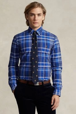 Polo Ralph Lauren koszula bawełniana męska kolor multicolor regular z kołnierzykiem button-down