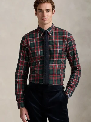 Polo Ralph Lauren koszula bawełniana męska kolor multicolor regular z kołnierzykiem button-down 710953644