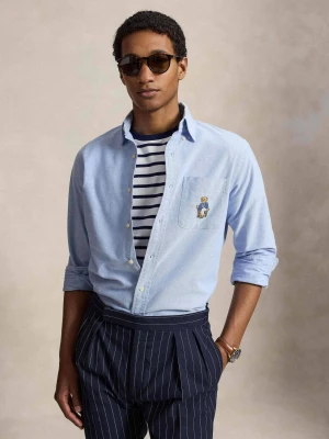 POLO RALPH LAUREN Koszula | Custom fit błękitny