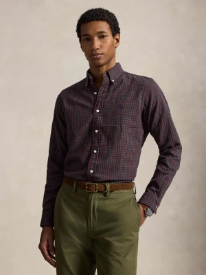 POLO RALPH LAUREN Koszula | Custom fit bordowy