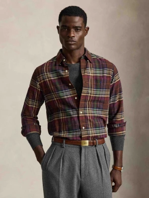 POLO RALPH LAUREN Koszula | Custom fit brązowy