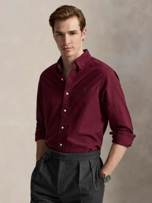 POLO RALPH LAUREN Koszula | Custom fit | oxford bordowy