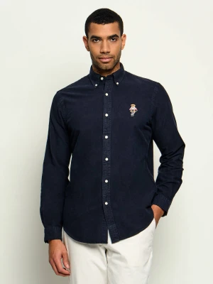 POLO RALPH LAUREN Koszula | Custom fit | oxford czarny